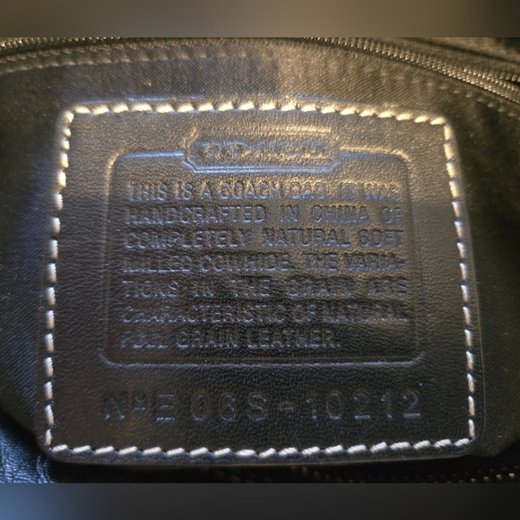 Coach Hamptons 10212 Black Vintage - Picture 11 of 14